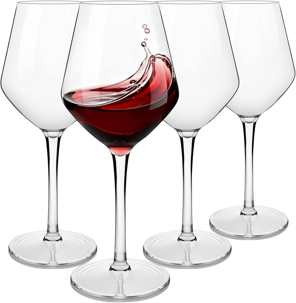 Unbreakable Stemmed Wine Glass 100% Tritan Plastic Dishwasher available Glassware 15 oz, Set of 4