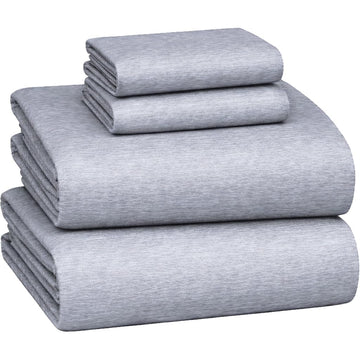 Heather Flannel Sheet Set, 100% Organic Cotton, Six-Fold Brushed, Super Soft, Warm, Deep Pocket Turkish Bedding with