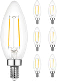 E12 LED Candelabra Bulb 40 Watt Equivalent, Dimmable Chandelier Light Bulbs 5000K Daylight, B10 Candle Bulbs for