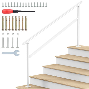 Hand Rails for Outdoor Steps 2-5 Steps Wrought Iron Handrails
