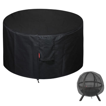 Fire Pit Cover 36"x34", Waterproof Fabric 600D Polyester