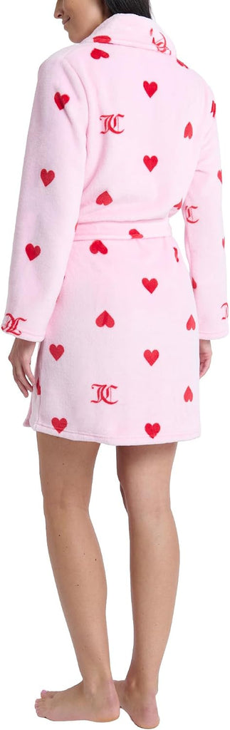 Women's Super Soft Luxe Plush Shawl Collar Robe