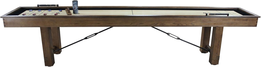 Montauk Pecan 12' Shuffleboard Table