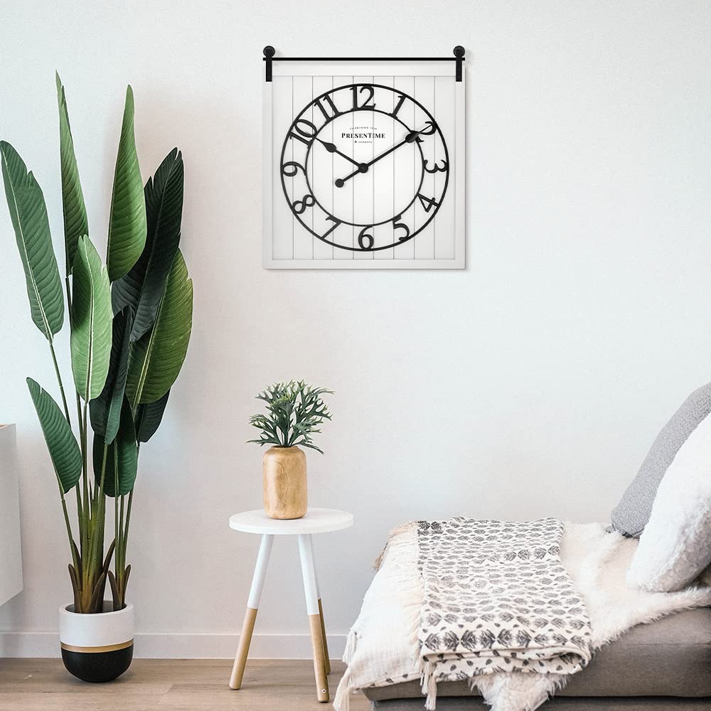Farmhouse Barn Door Clock