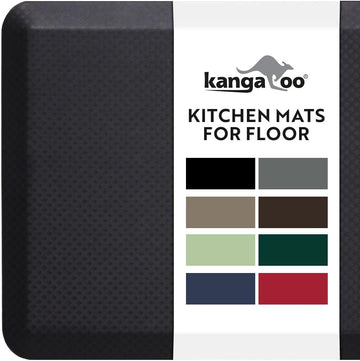 Anti Fatigue Mats Floor, Reduce Foot, Knee, Back Pressure, 3/4 Inch Thick Cushioned Ergonomic Mat, Waterproof Comfort