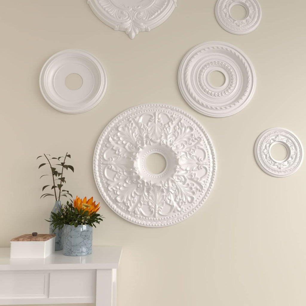 23 7/8-Inch OD x 4 1/8-Inch ID Ashley Ceiling Medallion