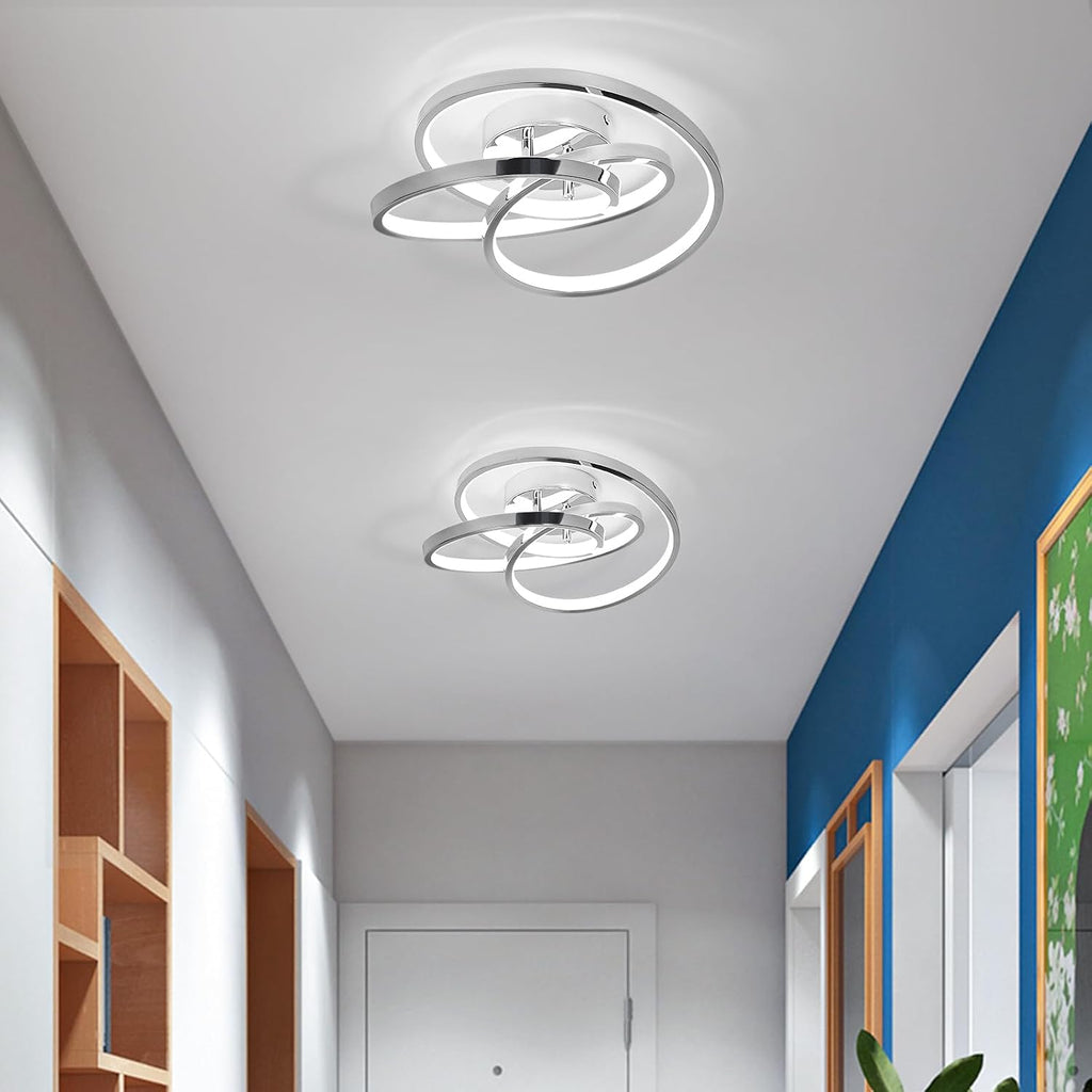LED Ceiling Light Fixtures,36W Flush Mount Modern LED Ceiling Light,Cool White 6000K Close to Ceiling Lights Bedroom