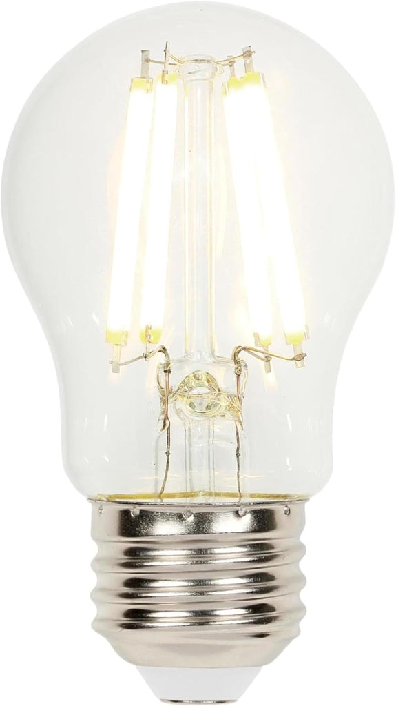 9 Watt (100 Watt Equivalent) A15 Dimmable Clear Filament LED Light Bulb, Medium Base, 6 Pack
