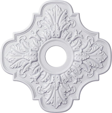 17 3/4"OD x 3 3/4"ID x 1"P Peralta Ceiling Medallion (Fits Canopies up to 4 5/8")