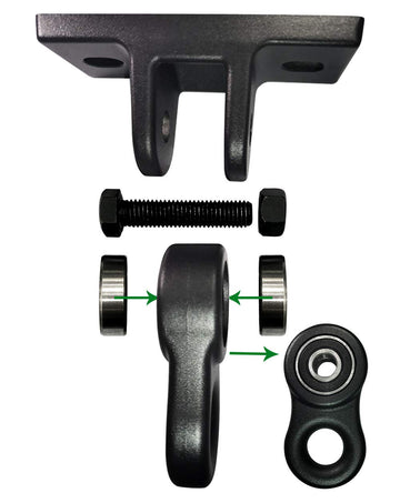 Heavy Duty Black Swing Hangers Screws Bolts Included Over 5000 lb Capacity Playground Porch Yoga Seat Trapeze Wooden