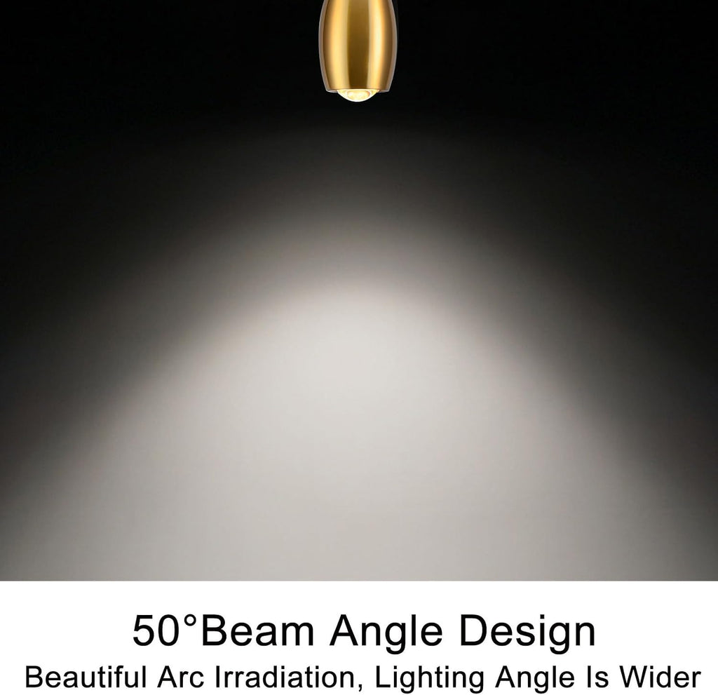 Gold Pendant Light, Modern Pendant Lights Kitchen Island, LED Hanging Light Fixtures for Dining Room Hallway Bedroom