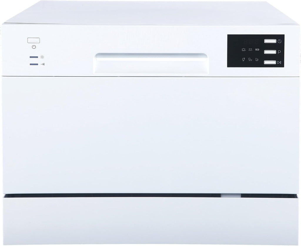SD-2225DWA Countertop Dishwasher with Delay Start & LED - White