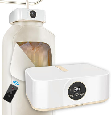Portable Clothes Dryer - Mini Portable Dryer Machine for Laundry Apartments and Travelling, Hotel Room, Classic White