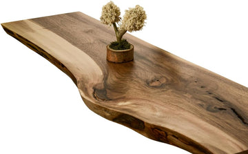 Floating Walnut Fireplace Mantle, Live Edge Wood Mantel Shelf, Floating Fireplace Shelf, Rustic