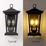 Outdoor Wall Lantern, Large Exterior Waterproof Wall Sconce Light Fixture