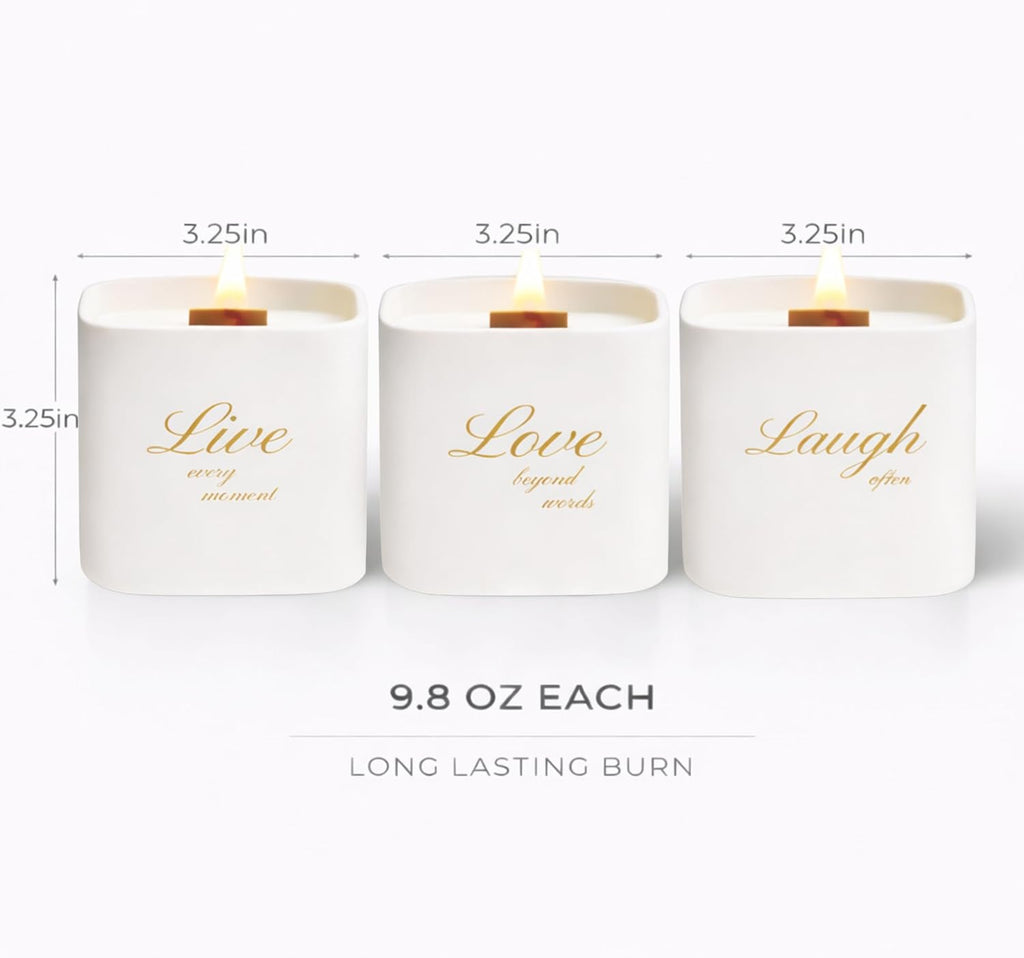 One Life Collection & Home Collection Premium Scented Soy Candles Gift Sets Bundle