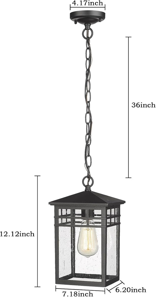 Outdoor Pendant Light Lanterns for Front Porch