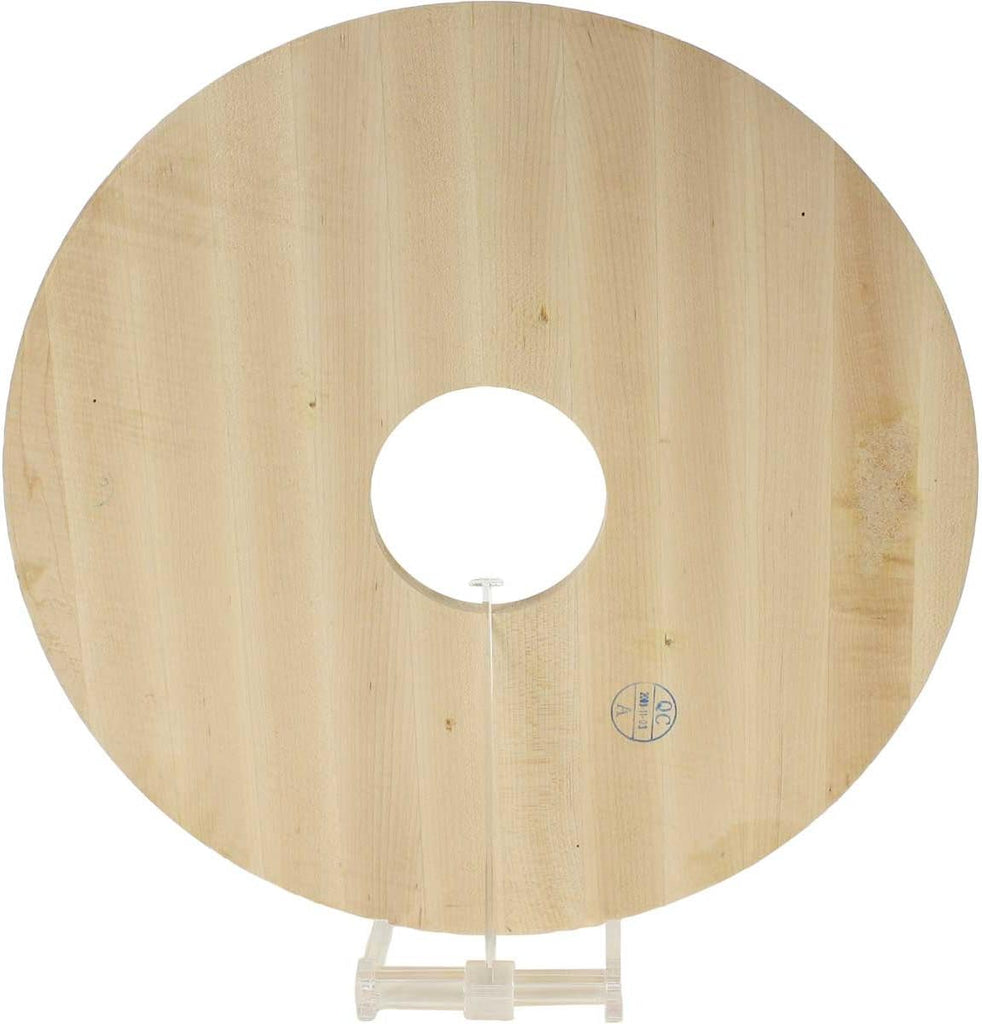 16"OD x 3 7/8"ID x 1 1/8"P Carved Florentine Ceiling Medallion, Red Oak (Fits Canopies up to 5 3/8")