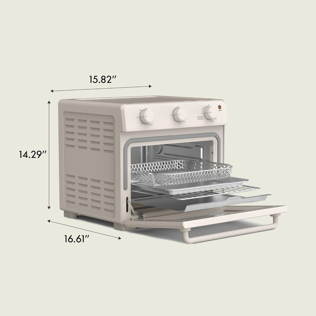 Air Fry Toaster Oven, 7 Preset Cooking Options, Dishwasher-Safe EverGood Coated Trays Included, 60-Minute Auto Shutoff