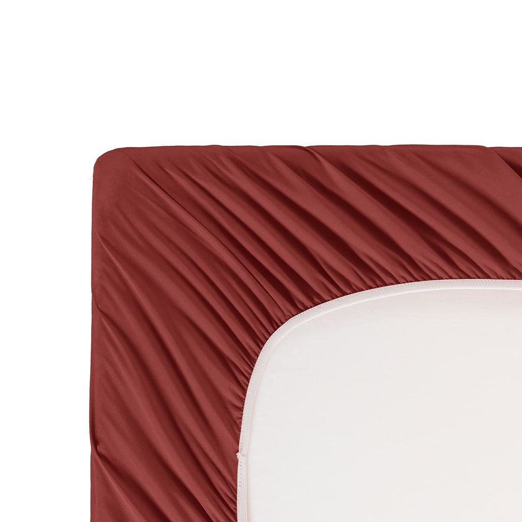 Rust King Size Sheet Set, 6 Piece, 16 Inch Deep Pocket