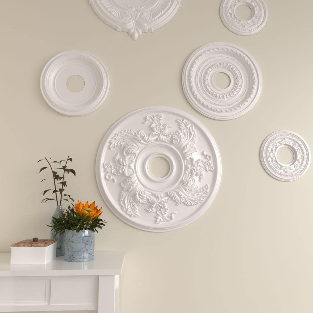 23 5/8-Inch OD Acanthus Twist Ceiling Medallion