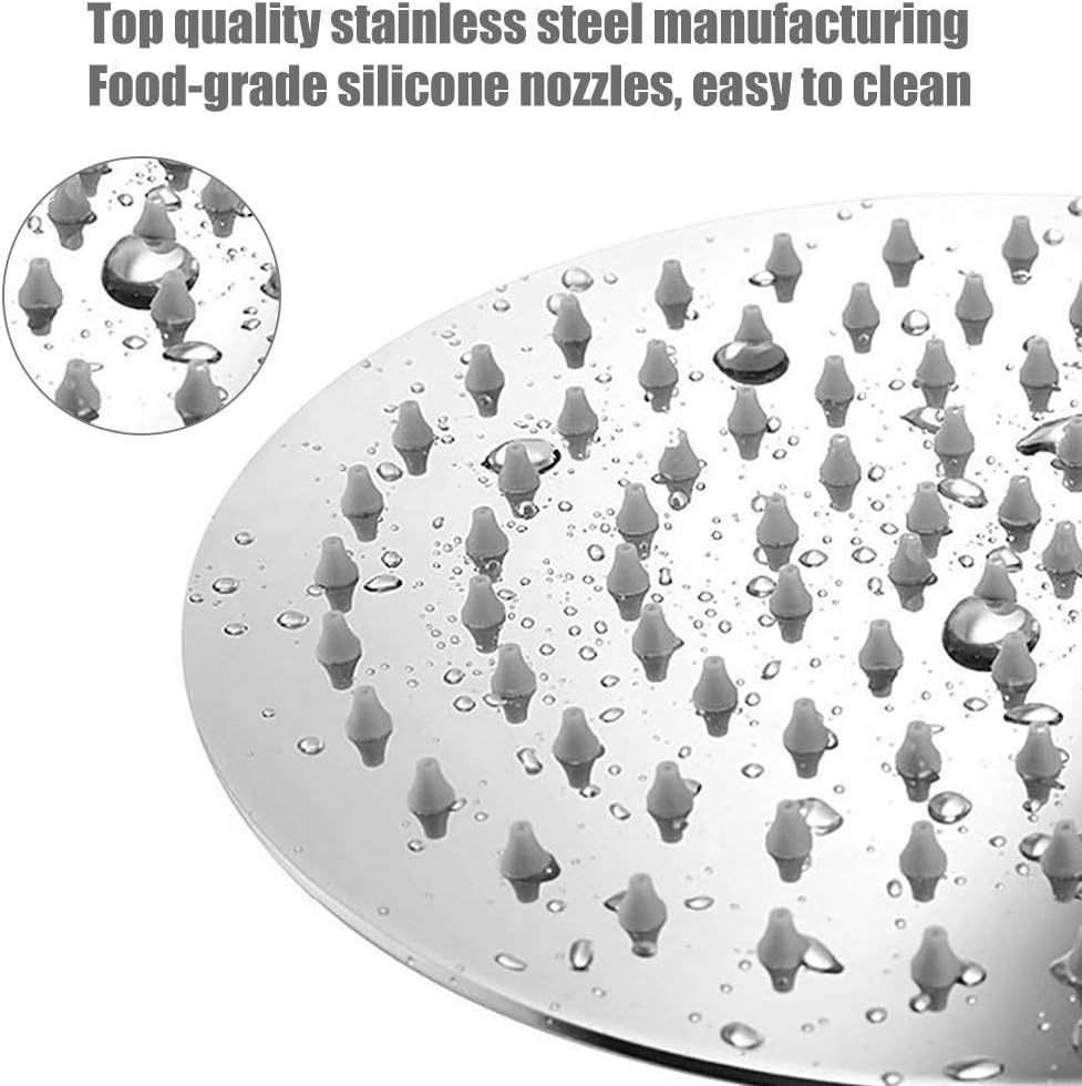 Rain Shower Head, Ultra-Thin Design-Pressure Boosting, Awesome Some Experience