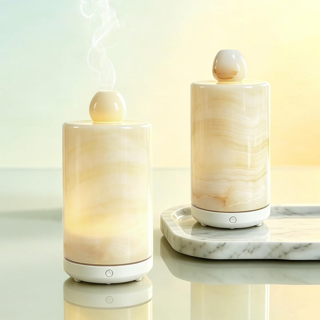 Ultrasonic Essential Oil Diffuser Stone Aromatherapy HomeDecor 100ml