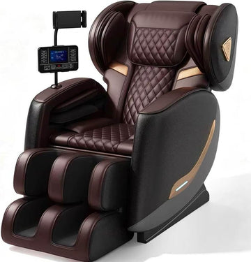 Full Body Zero Gravity Massage Chair with 10 Rollers, Airbags, Heating, Foot Massage, Bluetooth Speakers, Touch