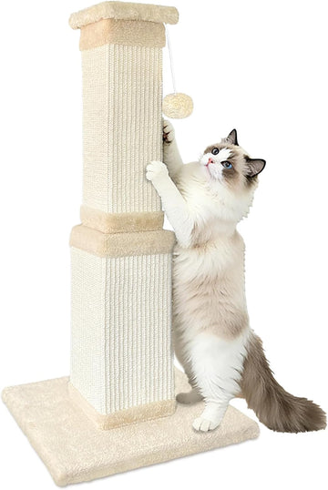 Cat Scratching Post for Large Cats, Cat Scratcher for Indoor Cats Adults