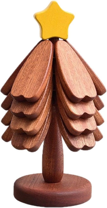 Wooden Trivets for Hot Dishes, Wooden Tree Trivet Set