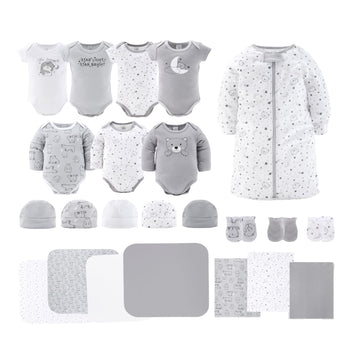 Baby Layette Gift Set for Baby Girls - 23 Piece New Born Girl Gift Set, Clothes & Newborn Essentials Must Haves