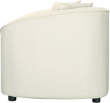 87.50" Velvet Curved Oversized 2 Seater Sofa, Upholstered Couch Chair, Soft Seating Lounge Sofa