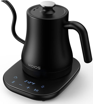 Gooseneck Electric Kettle, ±1°F Temp Control, Mute Mode, 4H Keep Warm