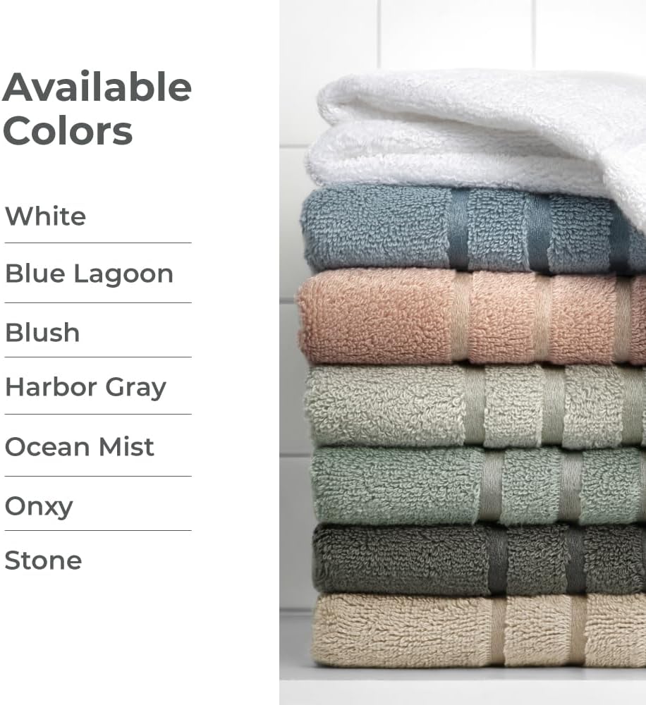 Resort Bath Sheet - Soft Bamboo Viscose - Blue Lagoon - 40" x 70" | Extra Large, Plush Quick Dry Towel with Turkish