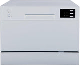 SD-2225DS Countertop Dishwasher with Delay Start & LED, Silver, Silver