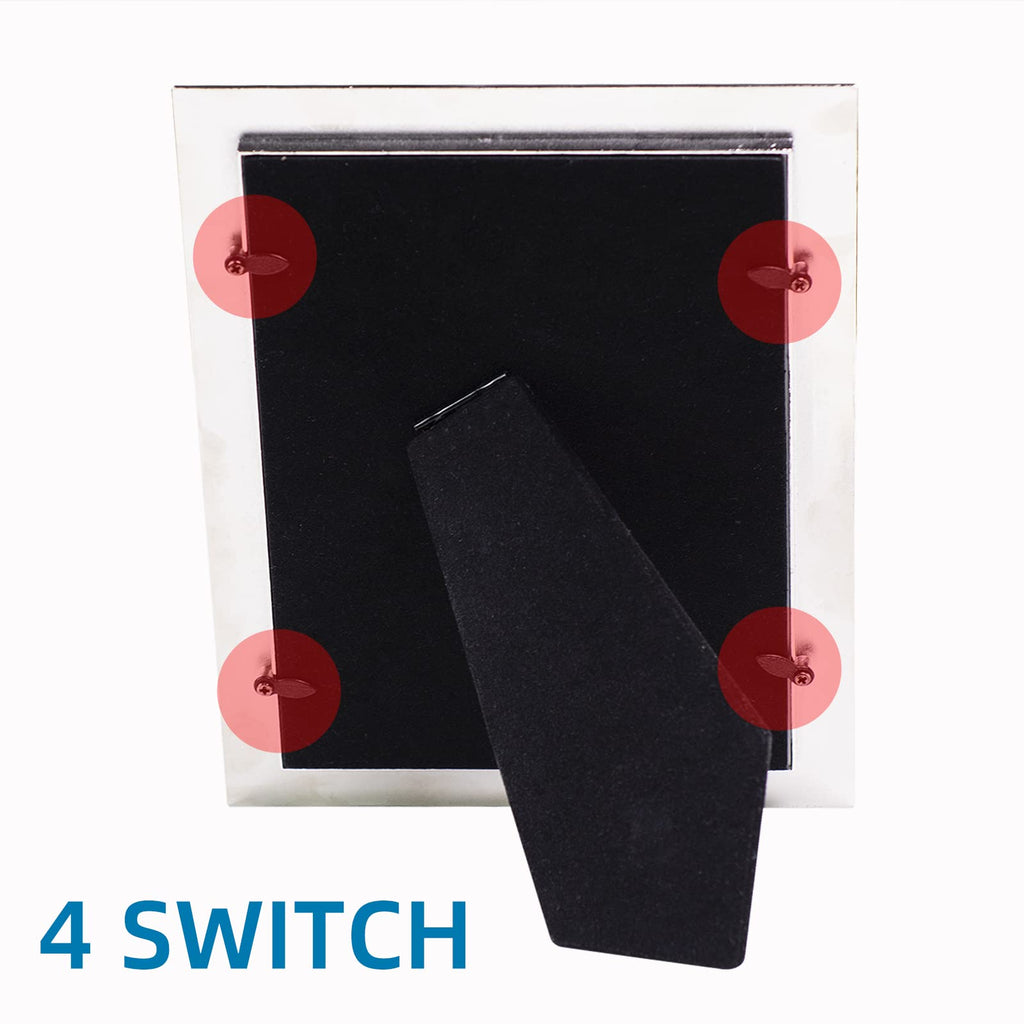 Picture Photo Frame 5x7 Crystal Metal High Definition (Clear, 5x7)