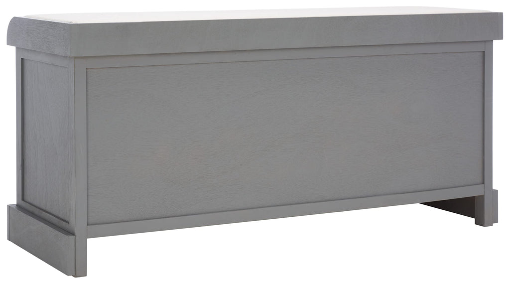 Collection - Briar 3-Drawer Upholstered Storage Bench, Farmhouse Entryway Accent Bench with Cushion Top