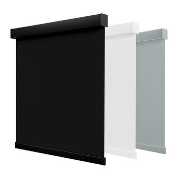 Blackout Cordless Roller Shades, Black