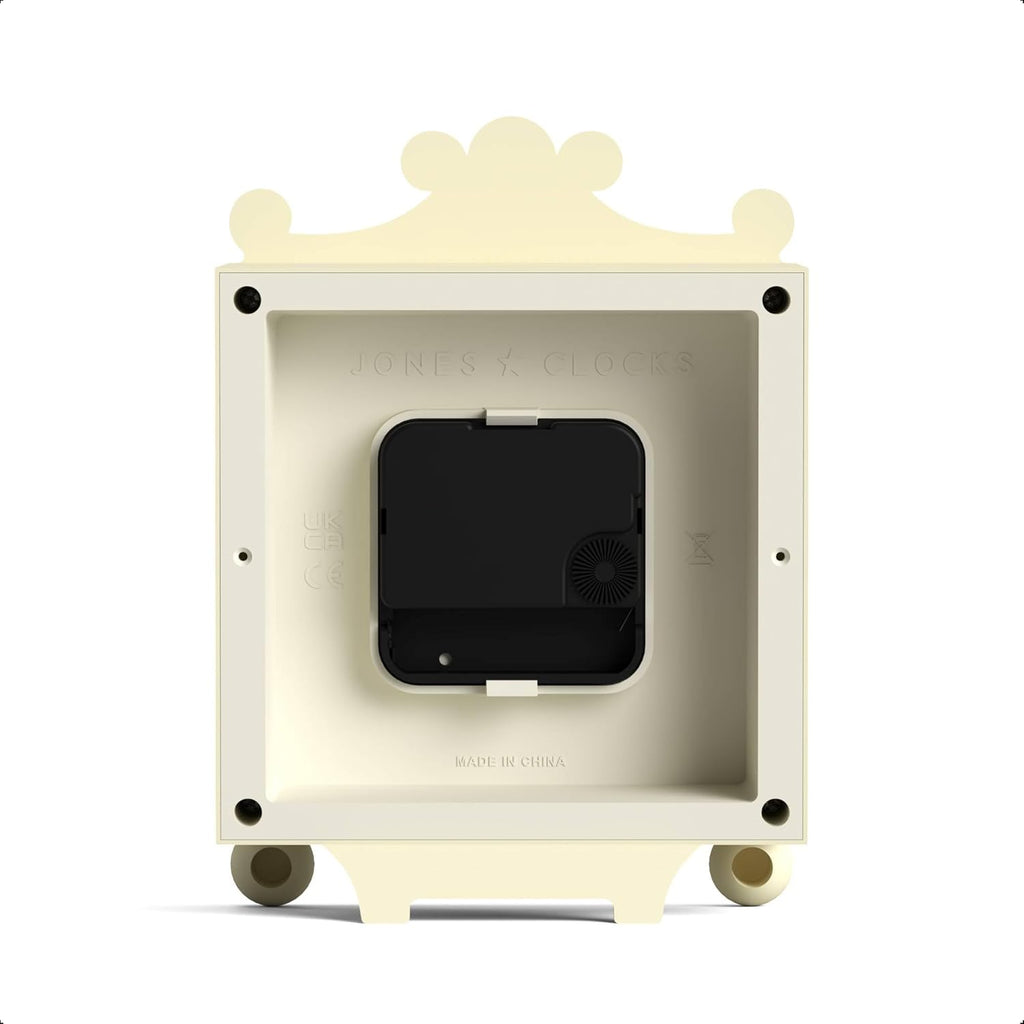 CLOCKS Parlour Mantel Clock | Small Classic Carriage Clock | Cream | Elegant Square Decorative case