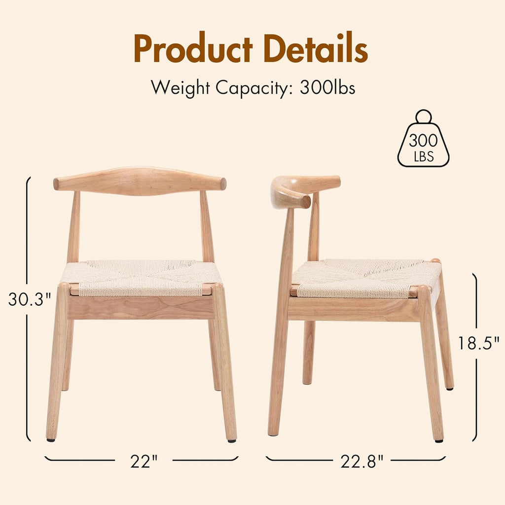 Dining Chairs Set of 2, Mid Century Modern Kitchen & Dining Room Chairs for Dining Room,Dining Table Chairs