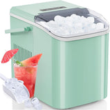 Ice Makers Countertop with Handle Ice Machine, Fast in 6 Mins, 26lbs in 24 Hours, Quiet Self-Cleaning, Compact Size