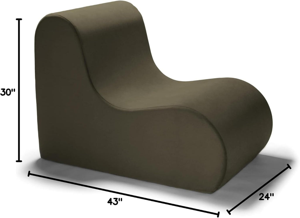 Midtown Modern Accent Chair, Moss