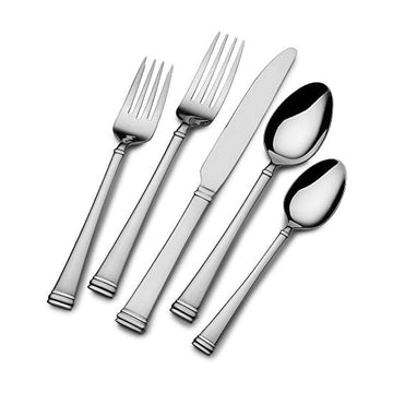 Beckham 20-Piece 18/10 Stainless Steel Flatware Set