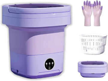 Portable Washing Machine,Mini Washer,16L Upgrade Mini Laundry Machine with Spin Basket,Deep Clean Baby Clothes