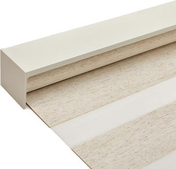 Linen Zebra Blinds Windows, 32" W x 72" H, Beige