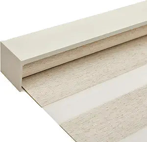 Linen Zebra Blinds Windows, 32" W x 72" H, Beige