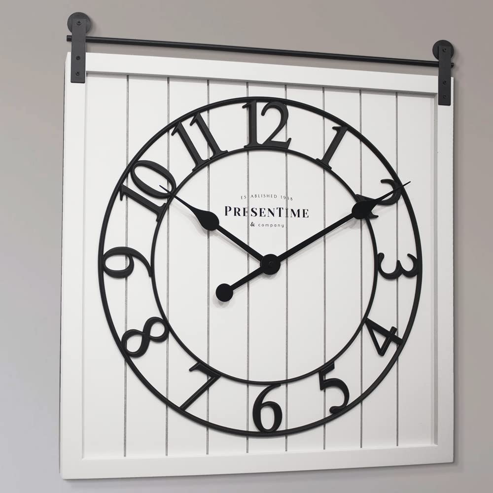 Farmhouse Barn Door Clock