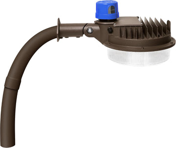120W LED Barn Light with Photocell Dusk to Dawn | Brightset 18000LM 5000K Adjustable Angle with Mount Arm Outdoor