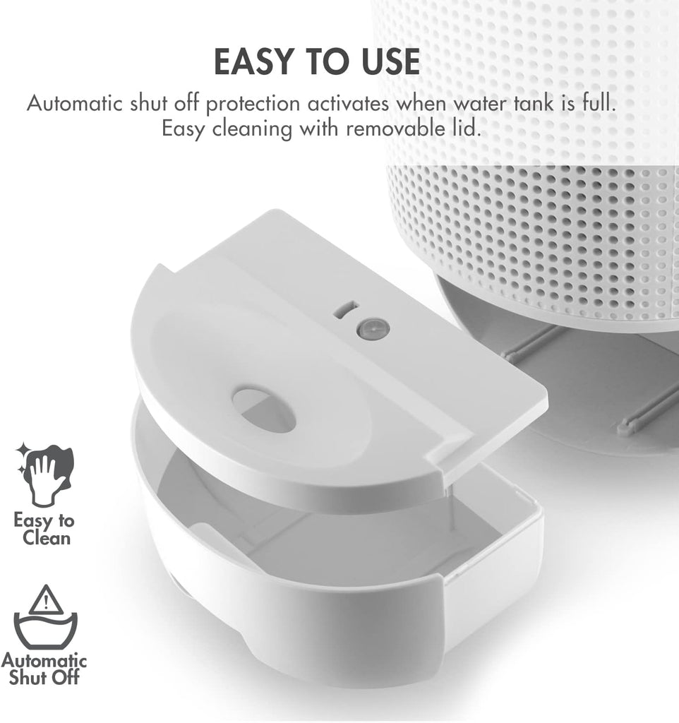 Sorbi 1000ml Air Dehumidifier w/Purifying Function, True HEPA Filter, Auto Shutoff, Touch Control Adjustable Air Speed