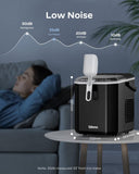 Ice Maker Countertop, Portable Ice Machine with Carry Handle, Self-Cleaning Ice Makers with Basket and Scoop, 9 Cubes